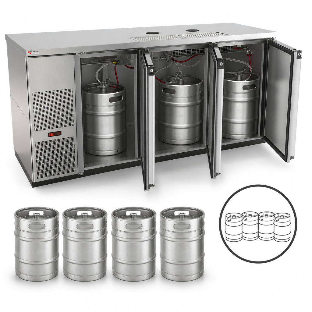 Four Half-Keg Capacity