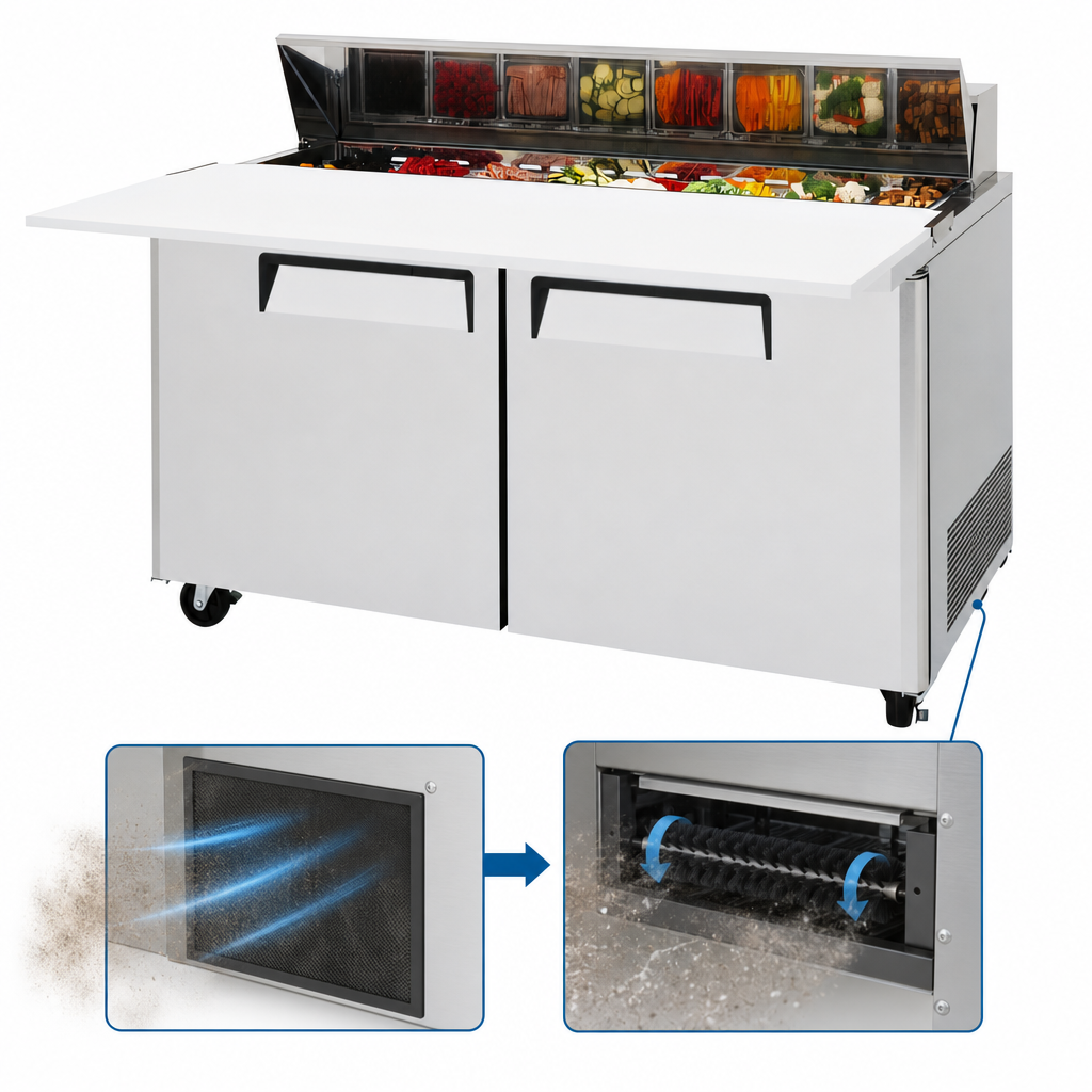 Self-Cleaning Condenser