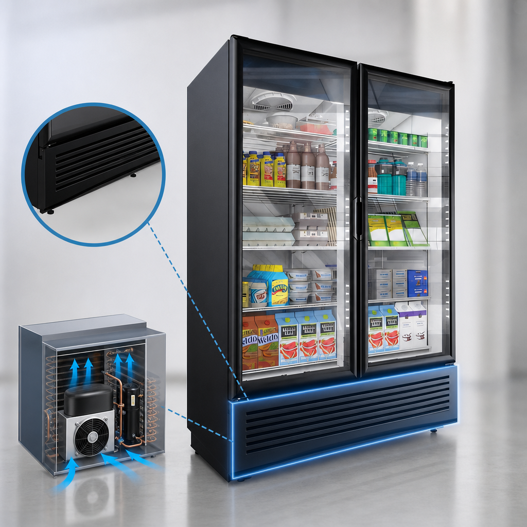 Bottom-Mounted Self-Contained Refrigeration