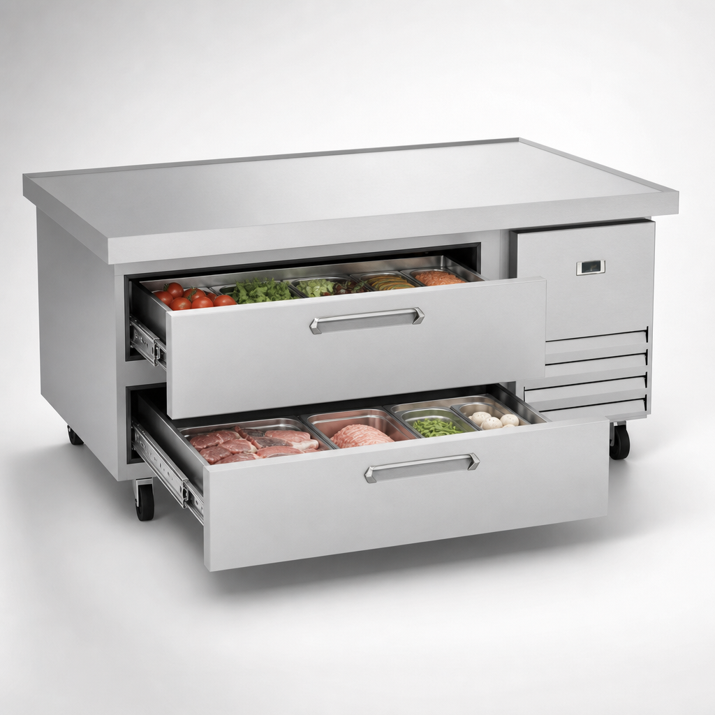 Two Refrigerated Drawers