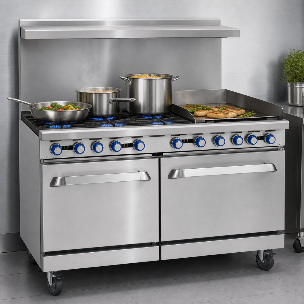 Four Open Burners