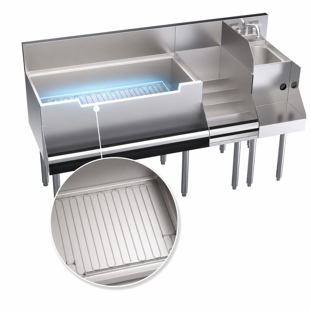 Built-In 10-Circuit Cold Plate