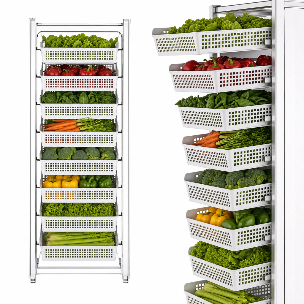 Eight-Basket Capacity
