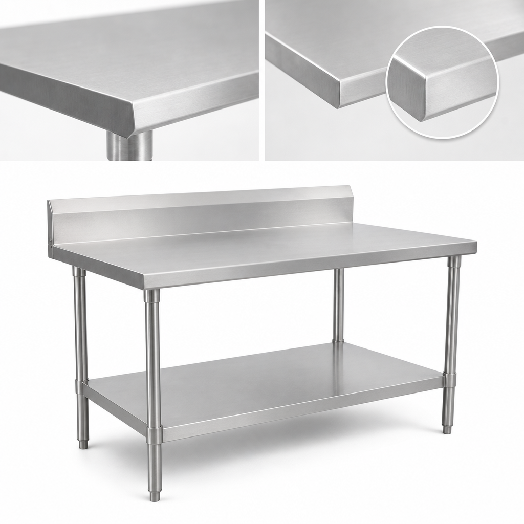 16-Gauge Stainless Steel Top