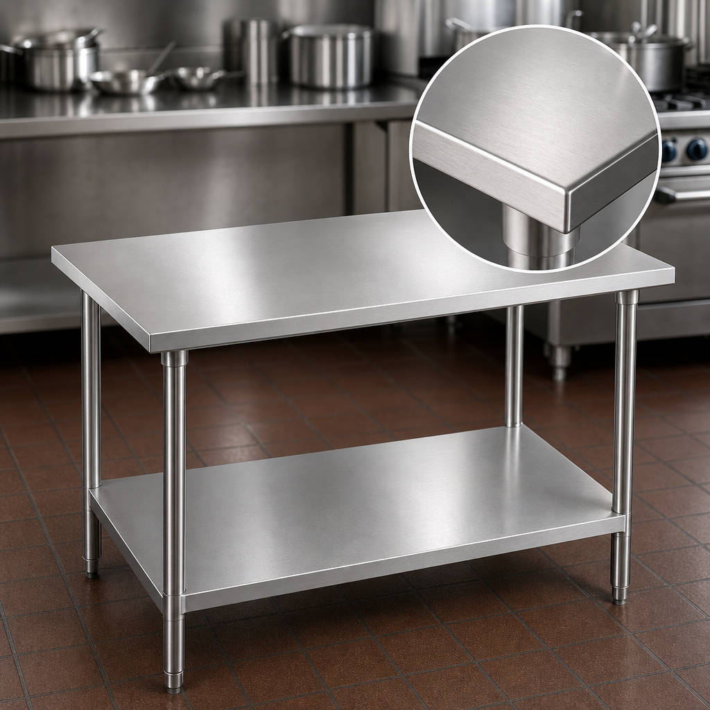 14 Gauge 304 Stainless Steel Top