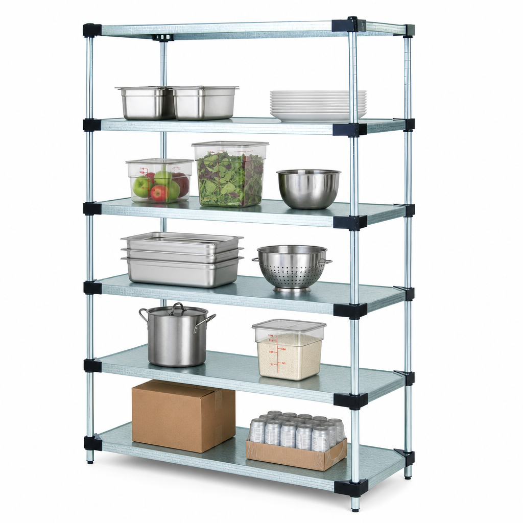 Five Solid Shelves