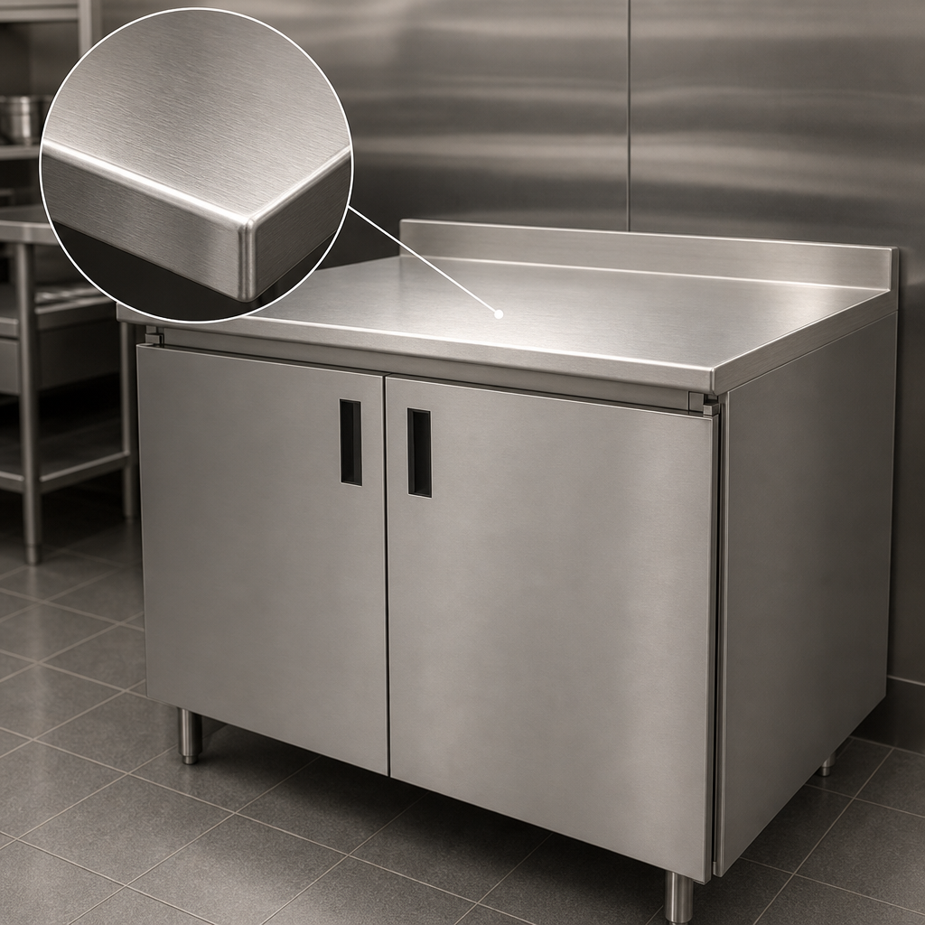 14 Gauge 304 Stainless Steel Top