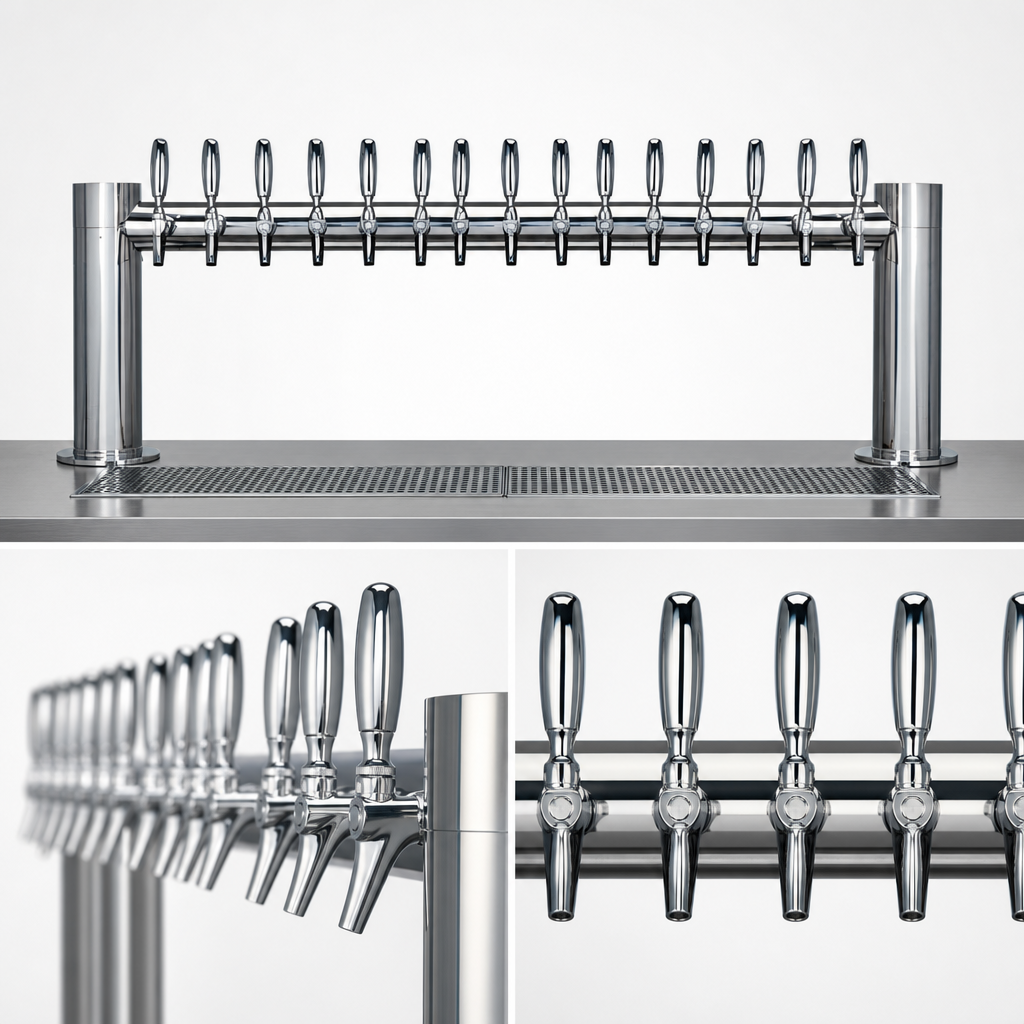 16-Faucet H-Style Layout