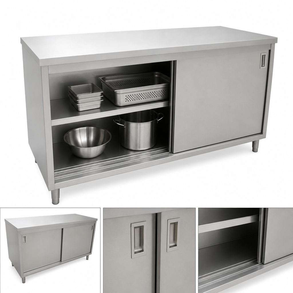 Cabinet Base with Sliding Doors