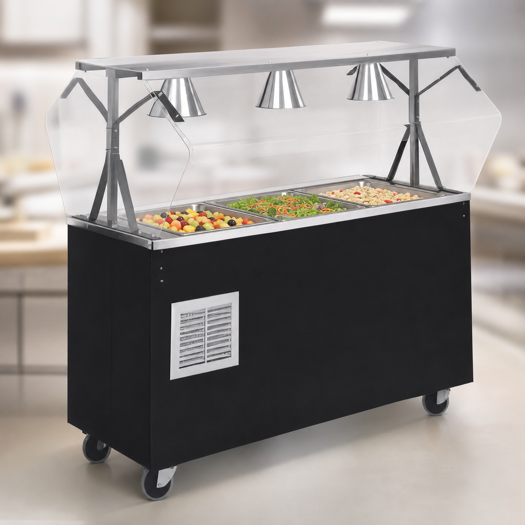 3-Pan Refrigerated Display