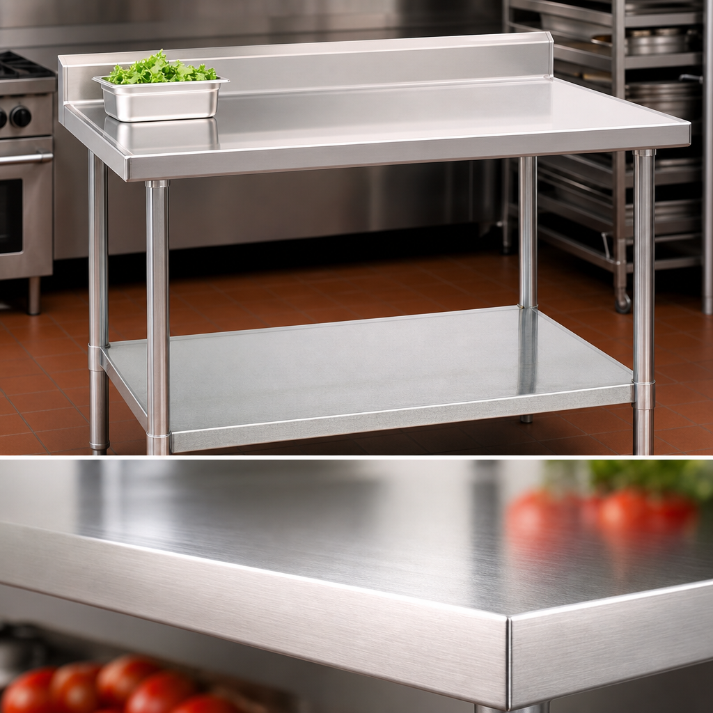 14 Gauge 300 Series Stainless Steel Top