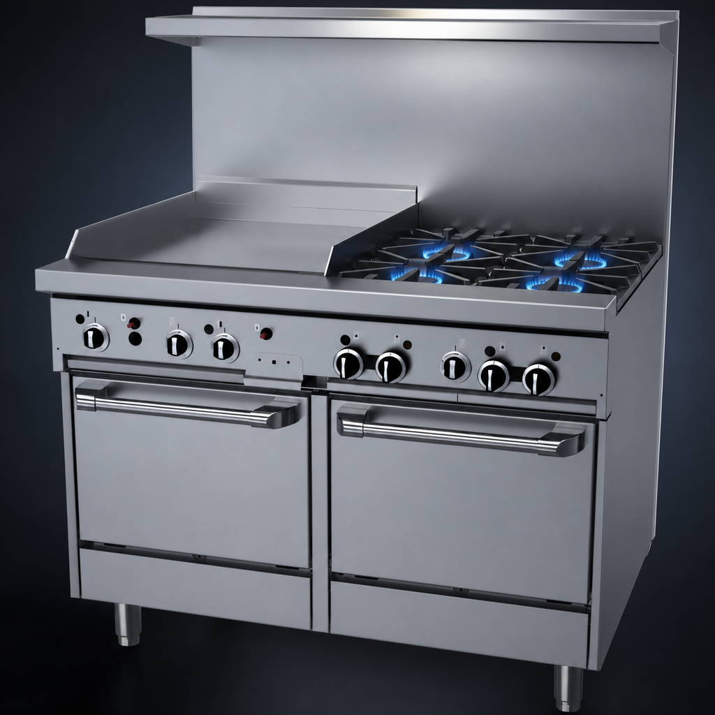 Four Open Burners