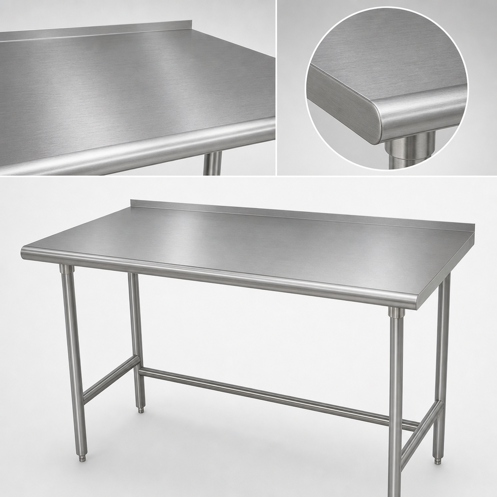 16-Gauge 430 Stainless Steel Top