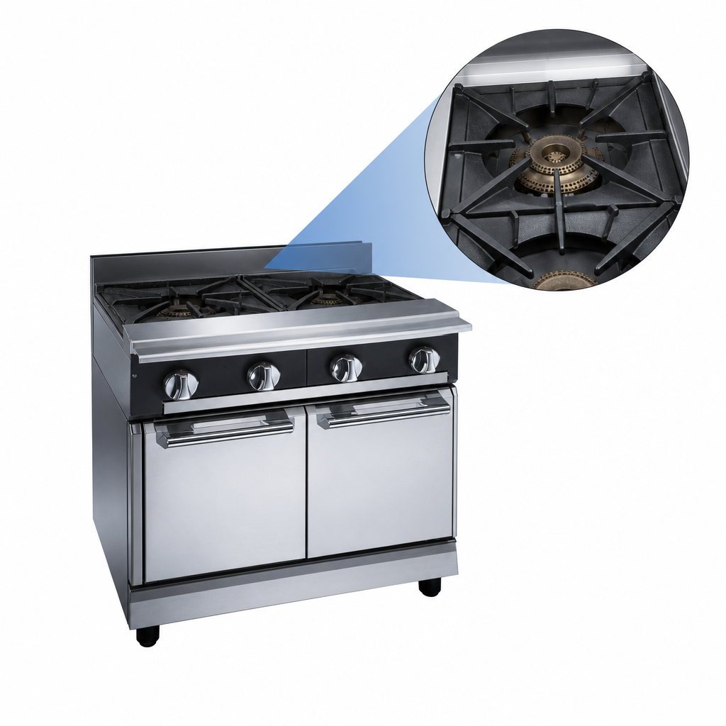 Two Open Burners