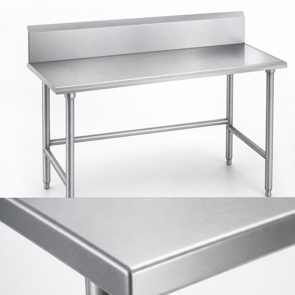 14-Gauge 304 Stainless Steel Top