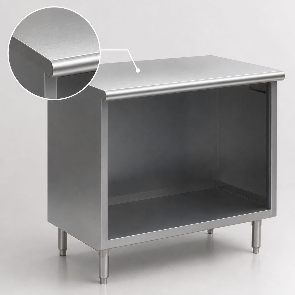 14-Gauge 304 Stainless Steel Top