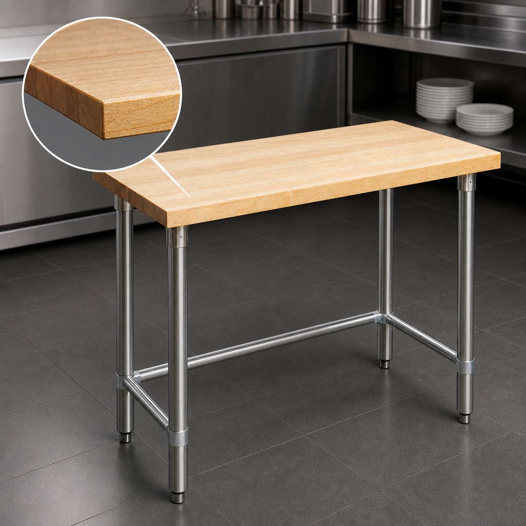 1-3/4 Inch Hardwood Top