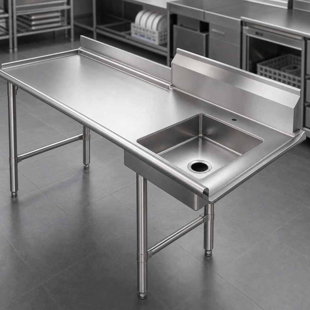 16-Gauge 304 Stainless Steel Top