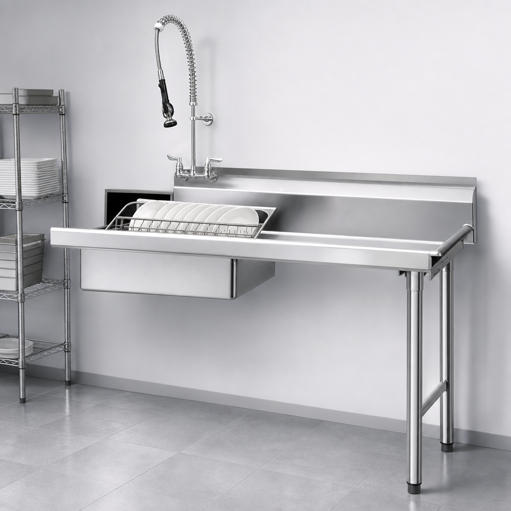 Straight Dishtable Design