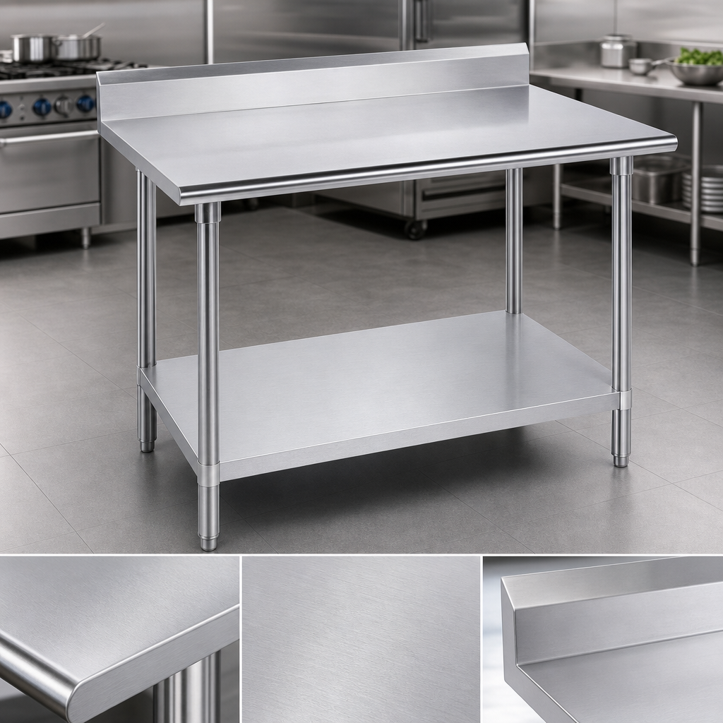 16 Gauge 304 Stainless Steel Top