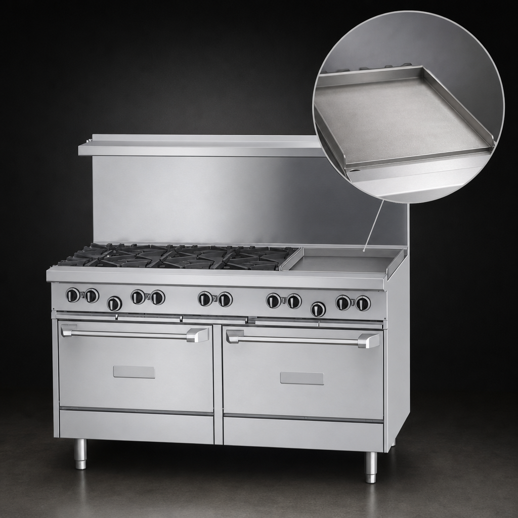 5/8-Inch Smooth Steel Griddle Plate