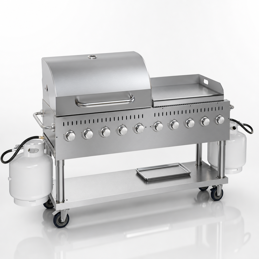13-Gauge 304 Stainless Steel Construction