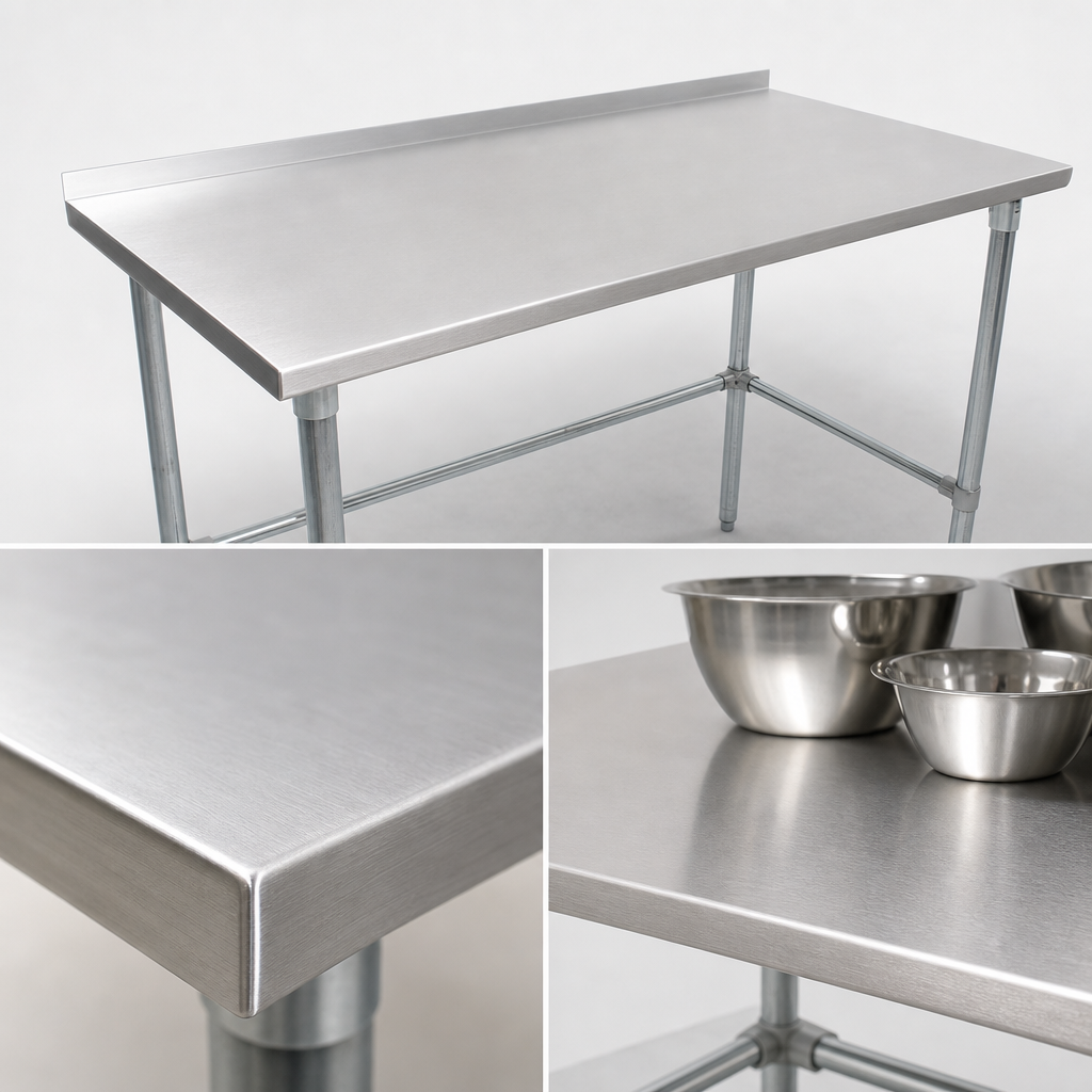 16-Gauge Type 300 Stainless Steel Top