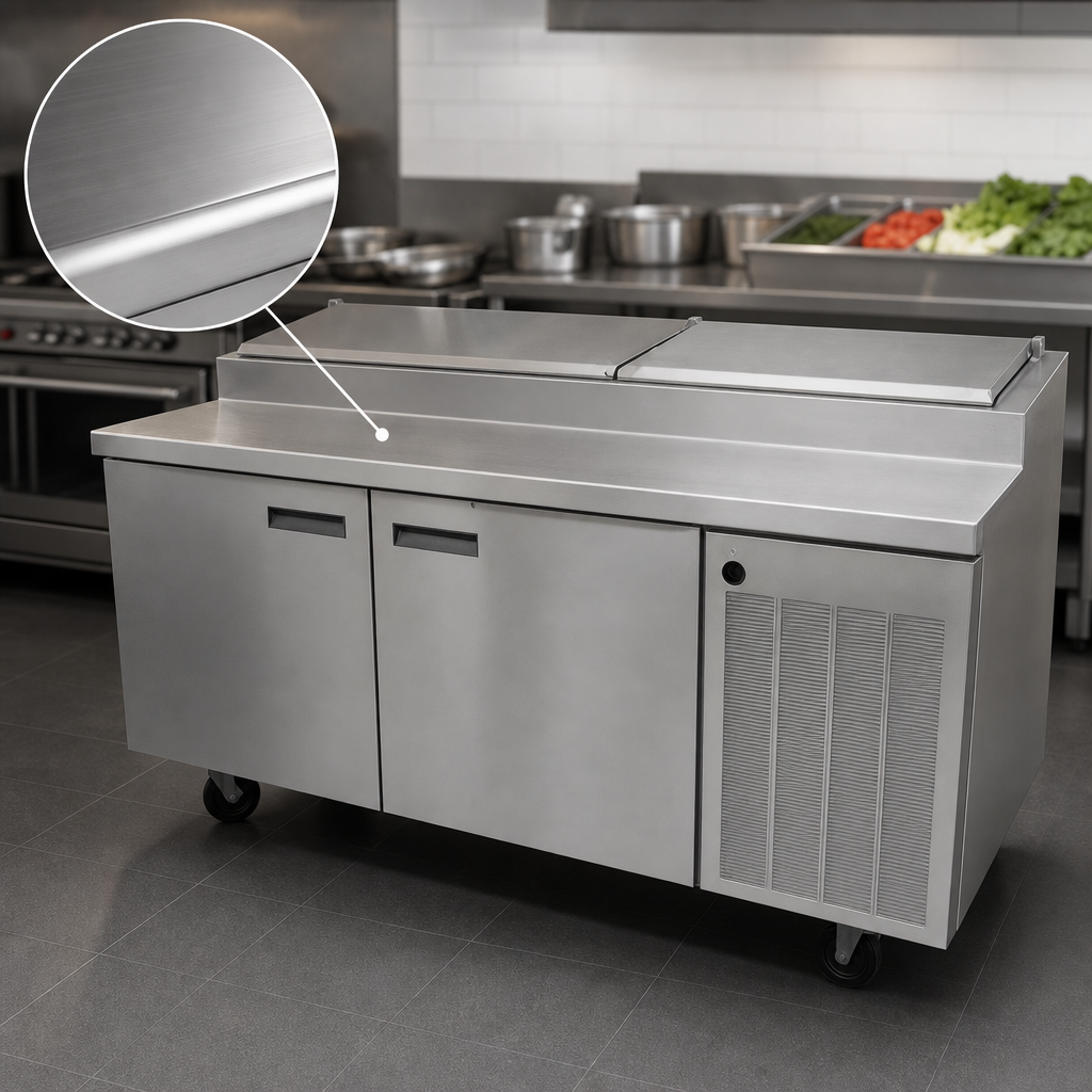 18-Gauge Stainless Steel Top