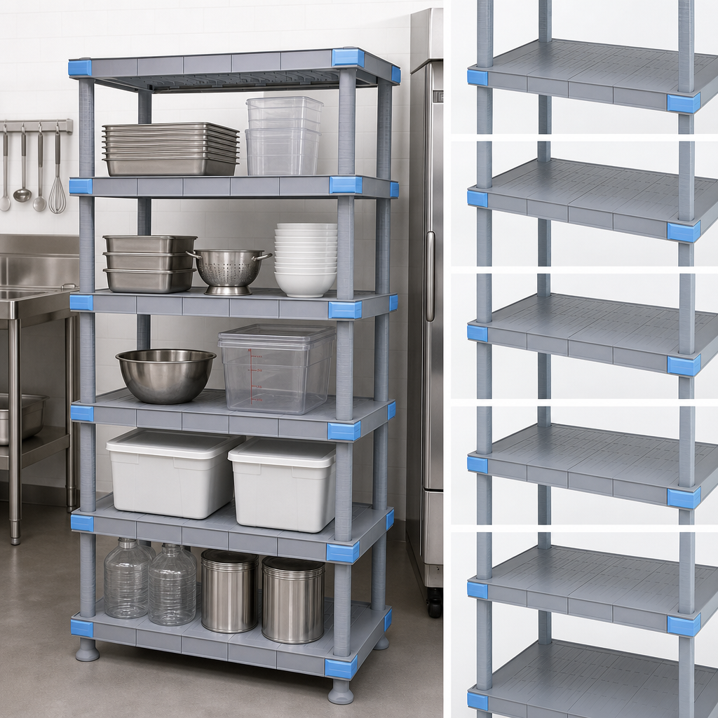 Five Solid Shelves