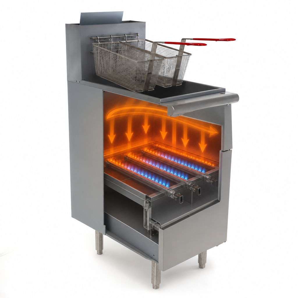 Four-Burner Heating System