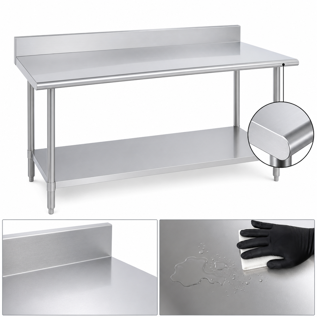 16 Gauge 300 Series Stainless Steel Top