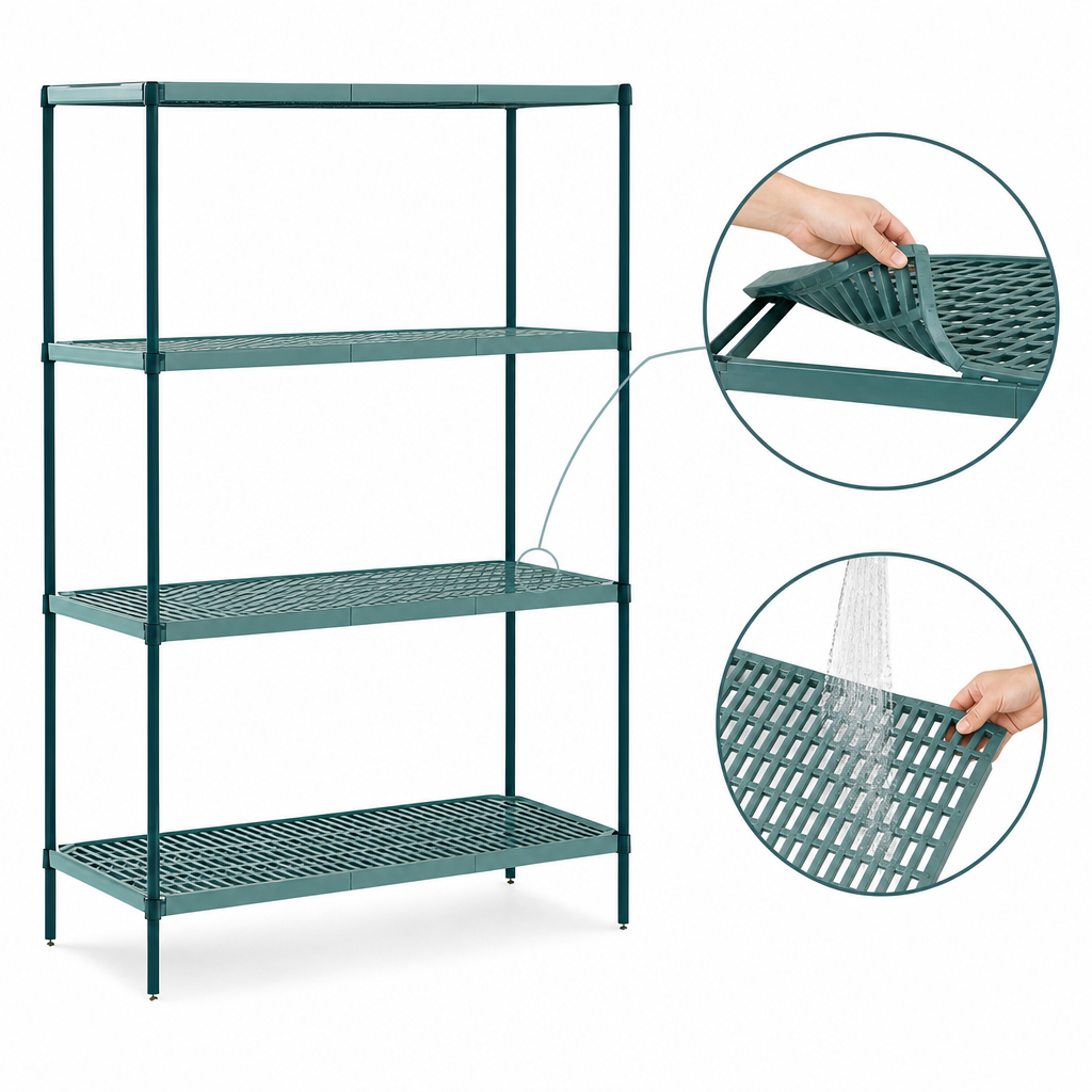 Removable Polymer Shelf Mats