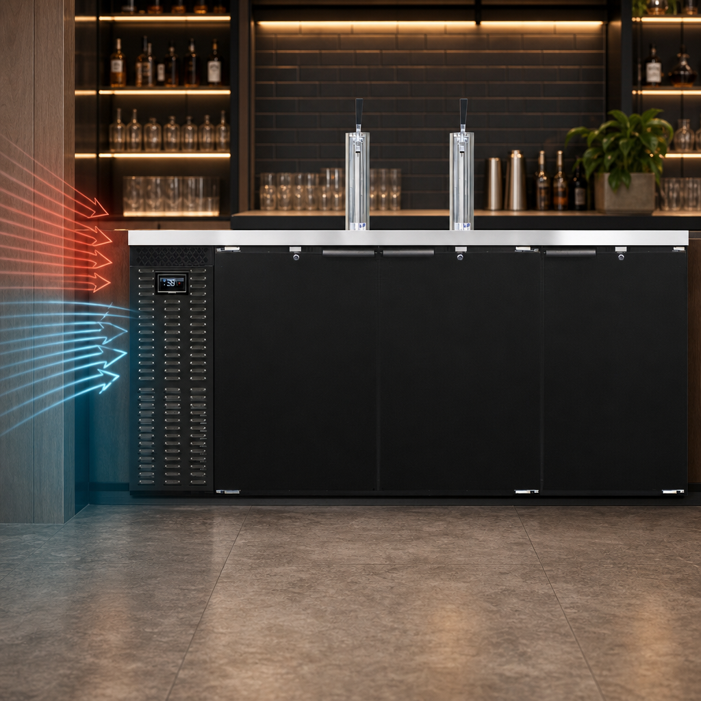 Front Breathing Refrigeration System