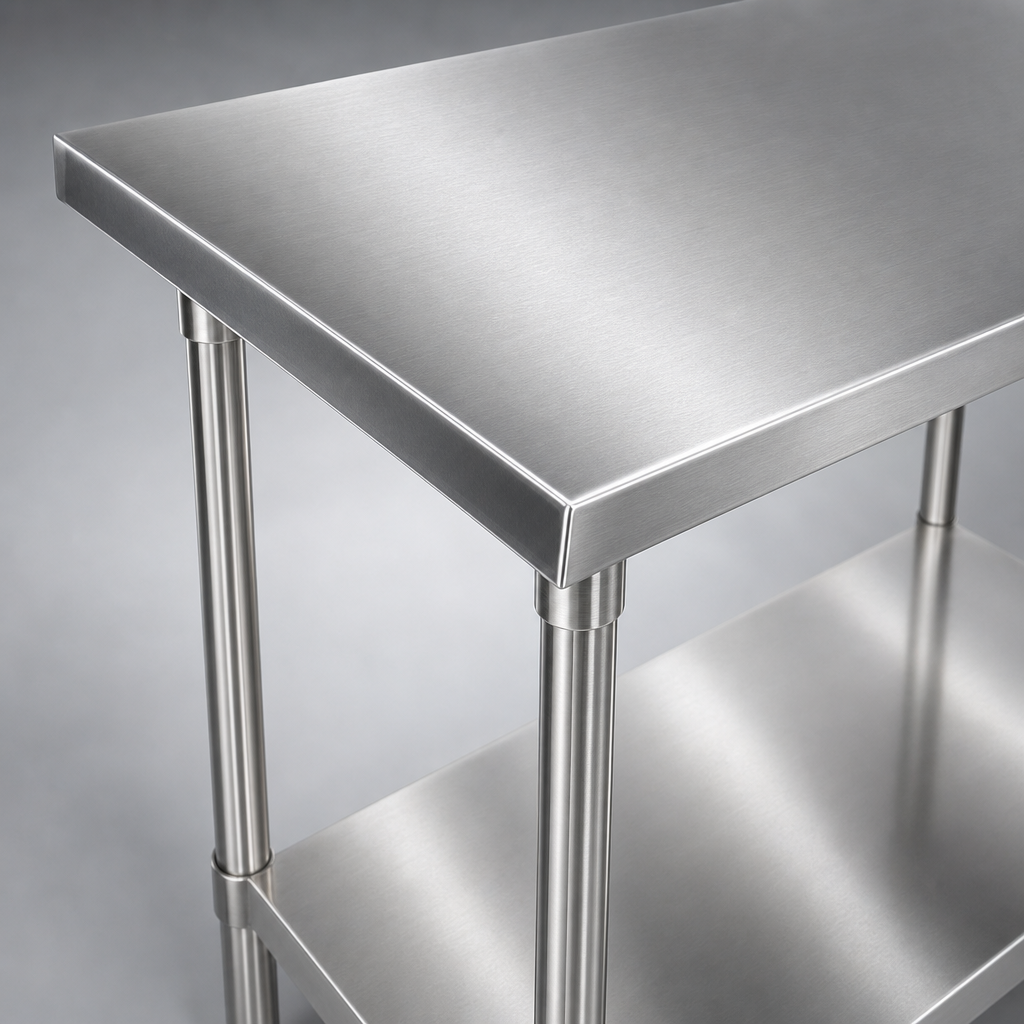 14-Gauge Stainless Steel Top