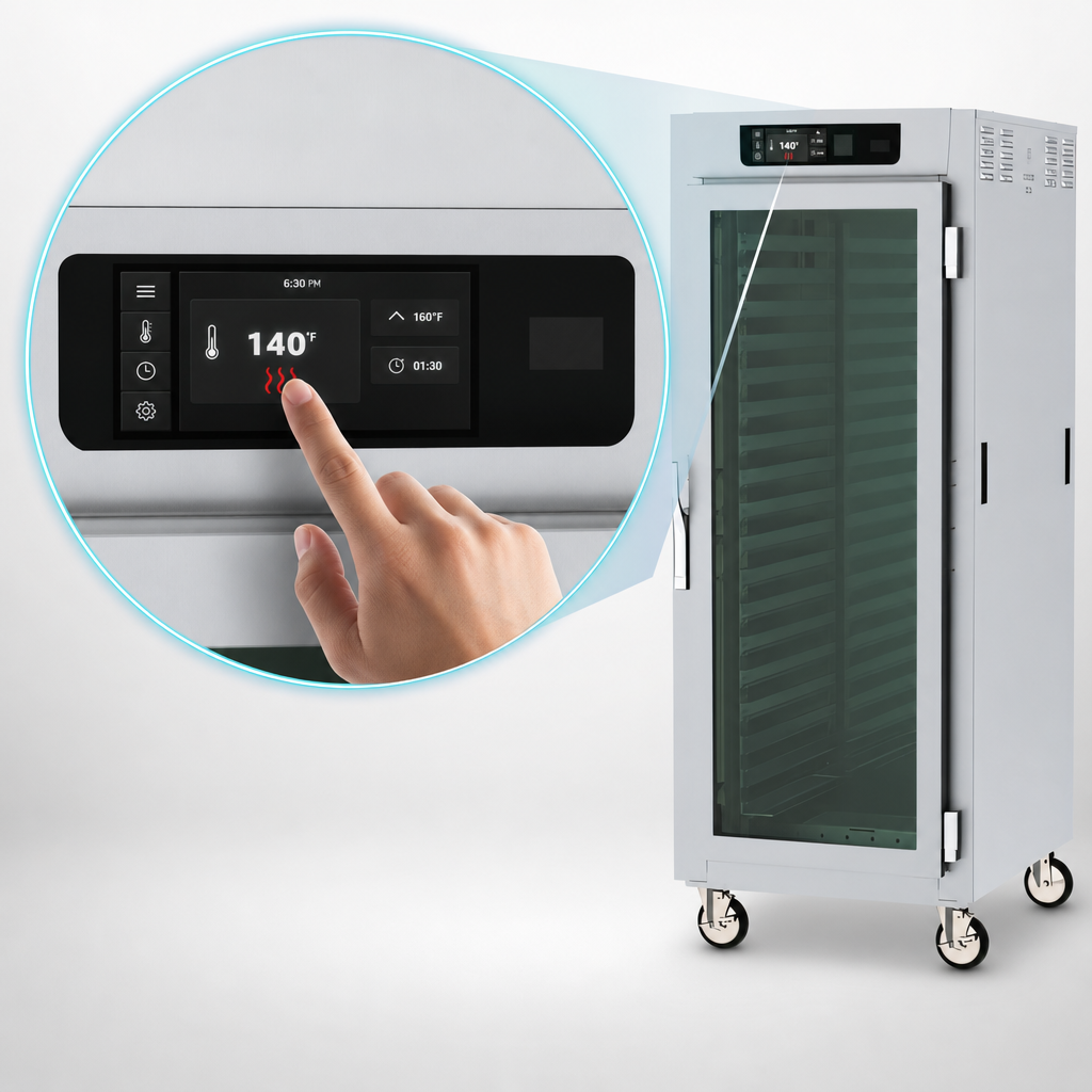 6.8-Inch Touch-Screen Controls