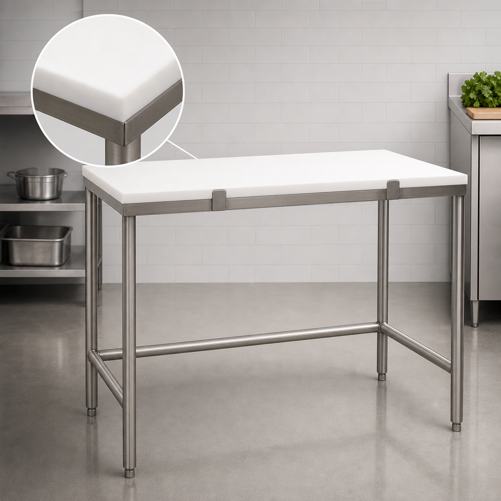 1-Inch White Polymer Top