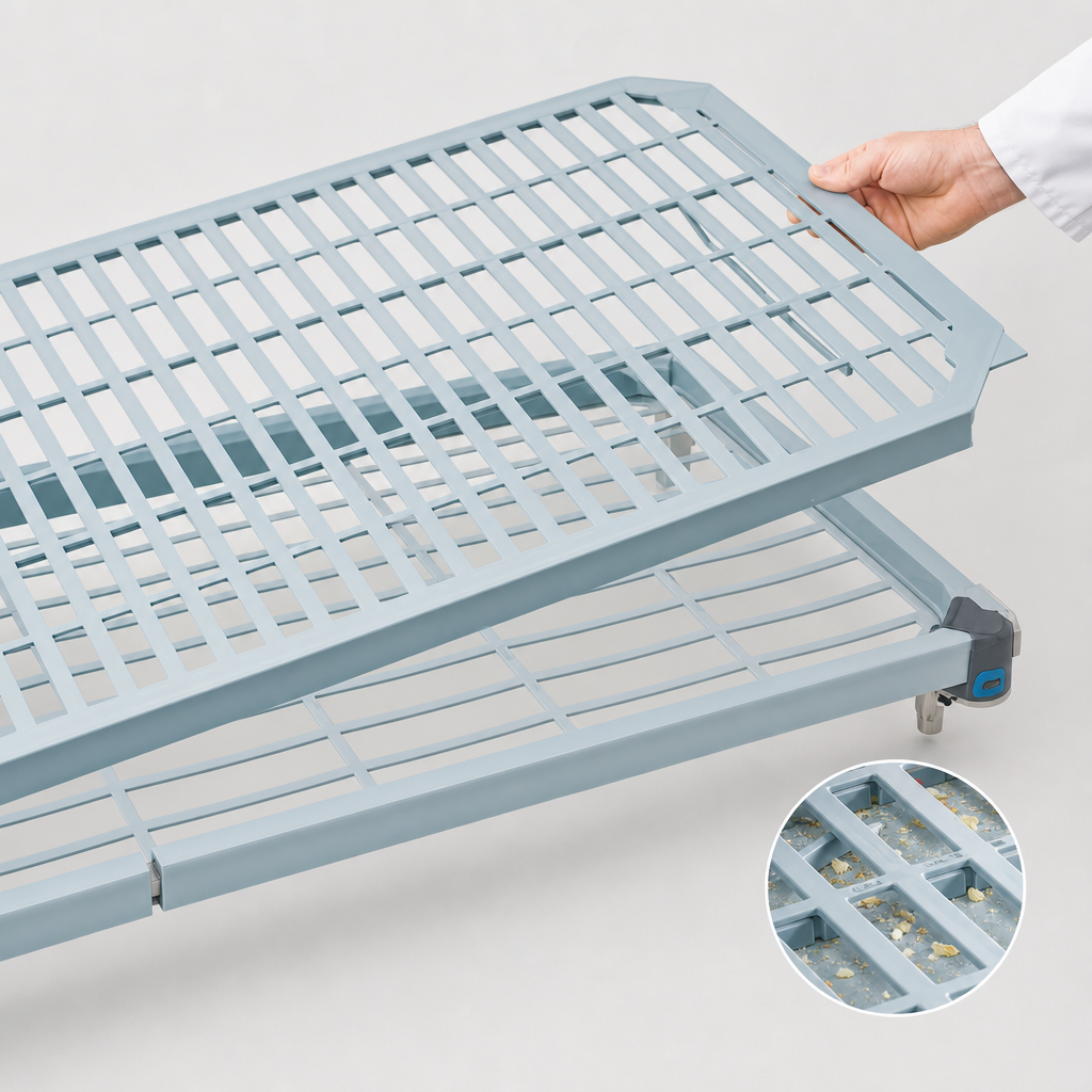 Removable Open-Grid Polymer Mats