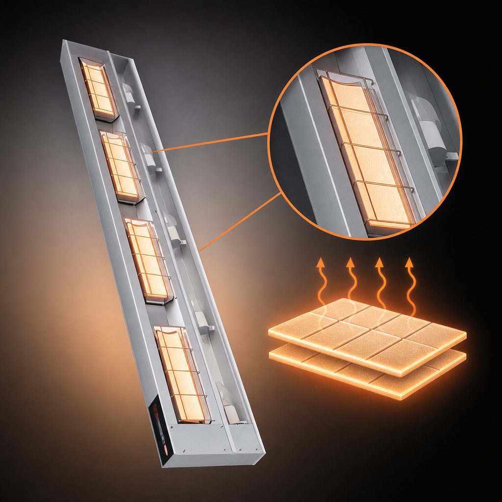 Double Ceramic Tile Heating Element