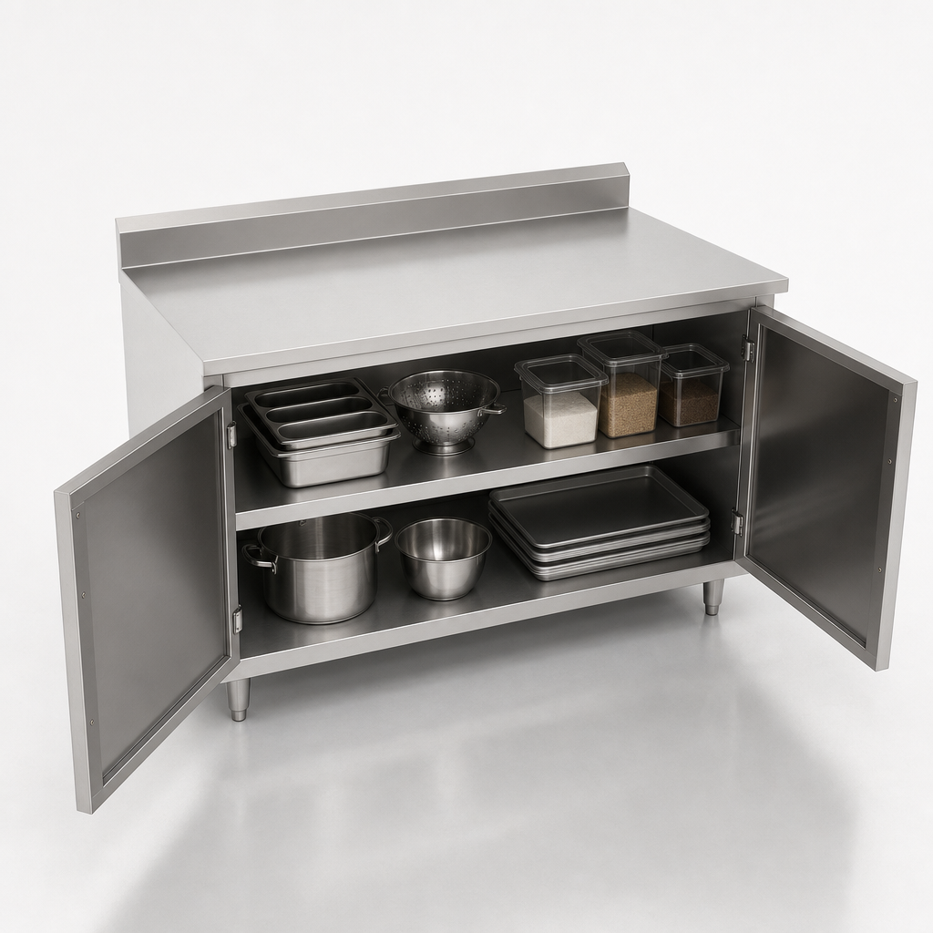 Cabinet Base with Hinged Doors
