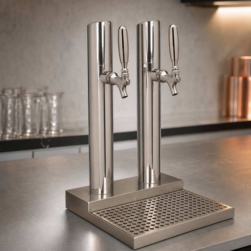 Two-Faucet Draft Station