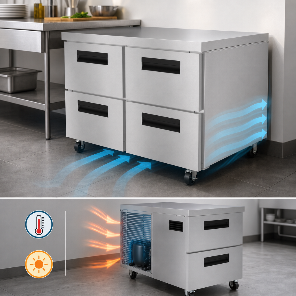 Front-Breathing Self-Contained Refrigeration