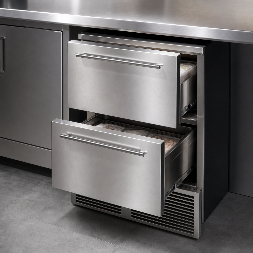 Stainless Steel Drawer Storage
