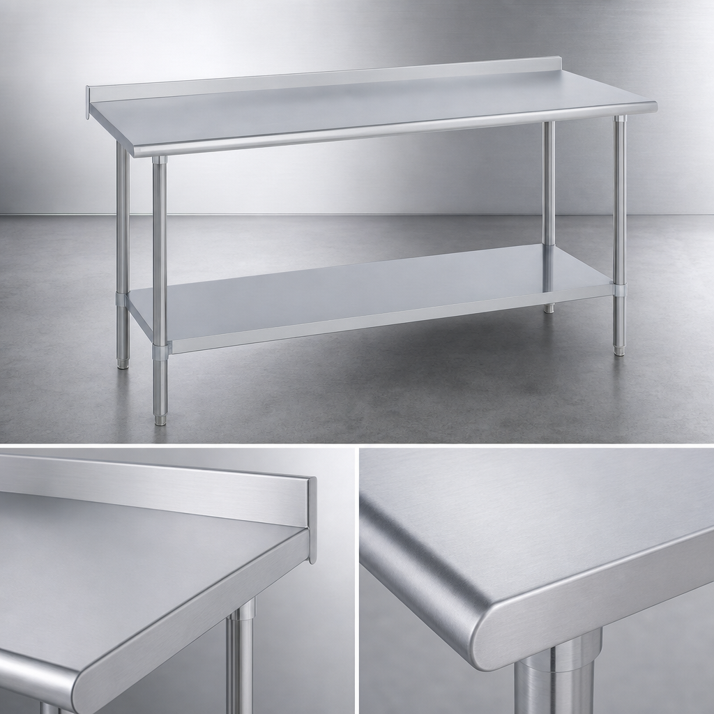 14-Gauge 300 Series Stainless Steel Top
