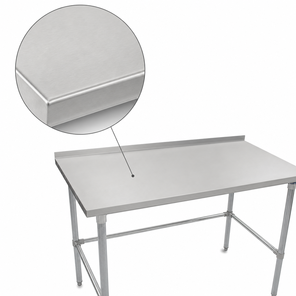 16-Gauge Stainless Steel Top