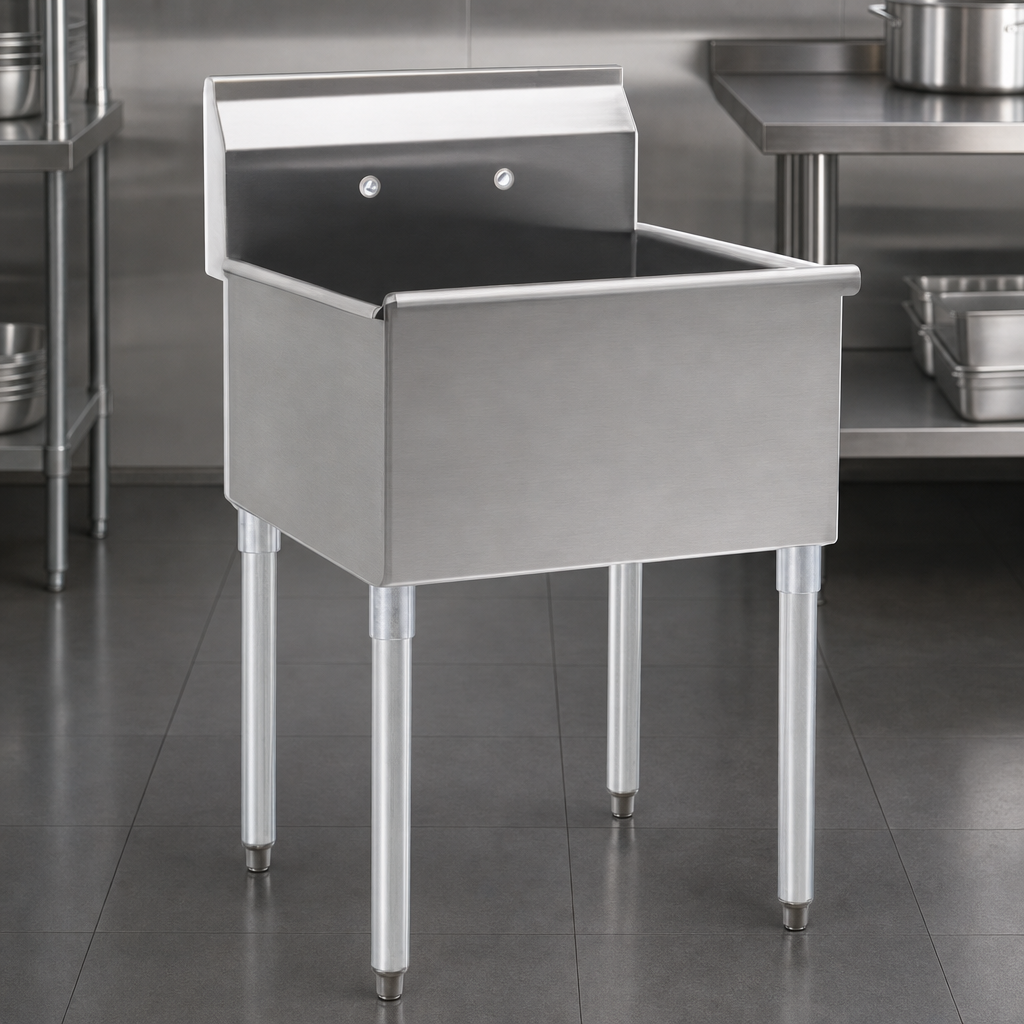 16-Gauge 430 Stainless Steel Construction
