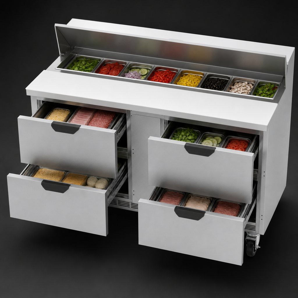 Four Drawer Storage