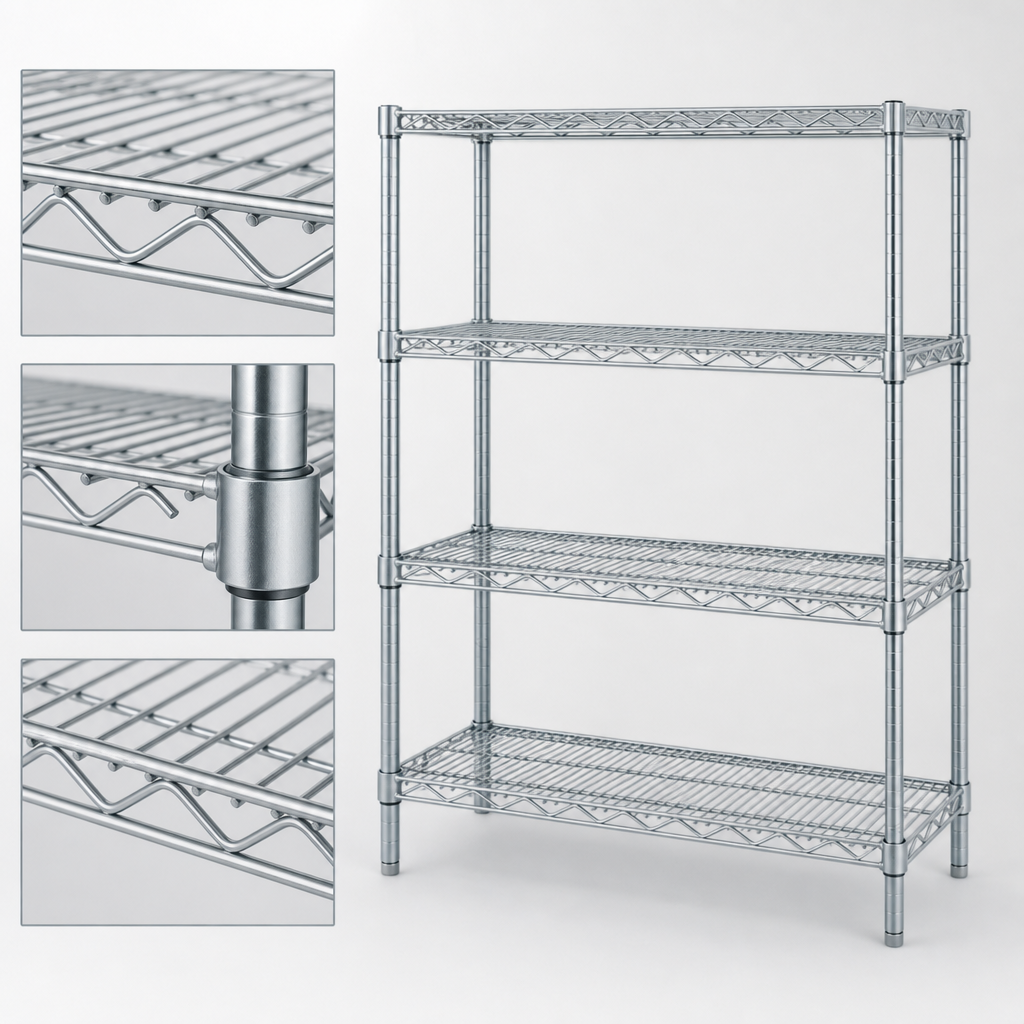 Patented QuadTruss® Shelves