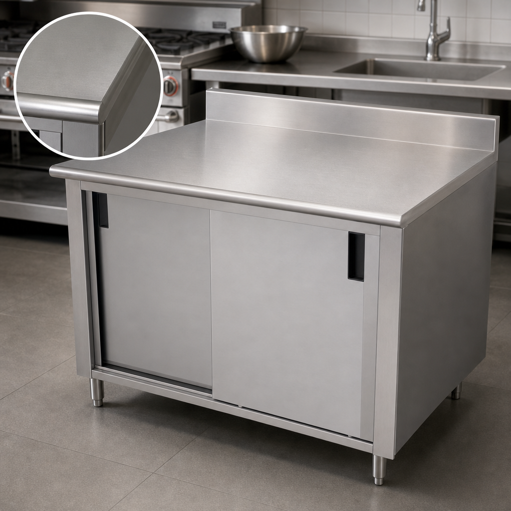 14 Gauge 304 Stainless Steel Top