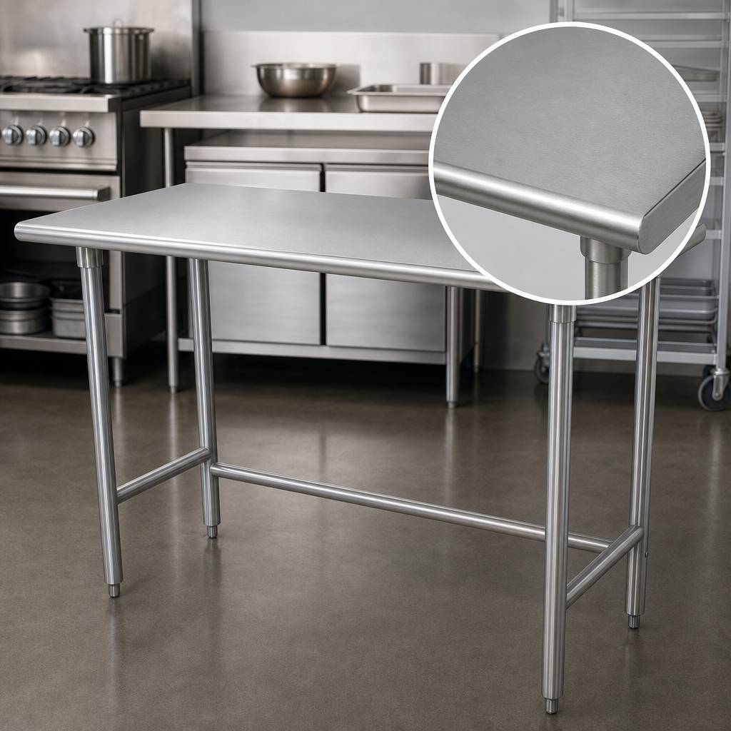 14 Gauge 304 Stainless Steel Top