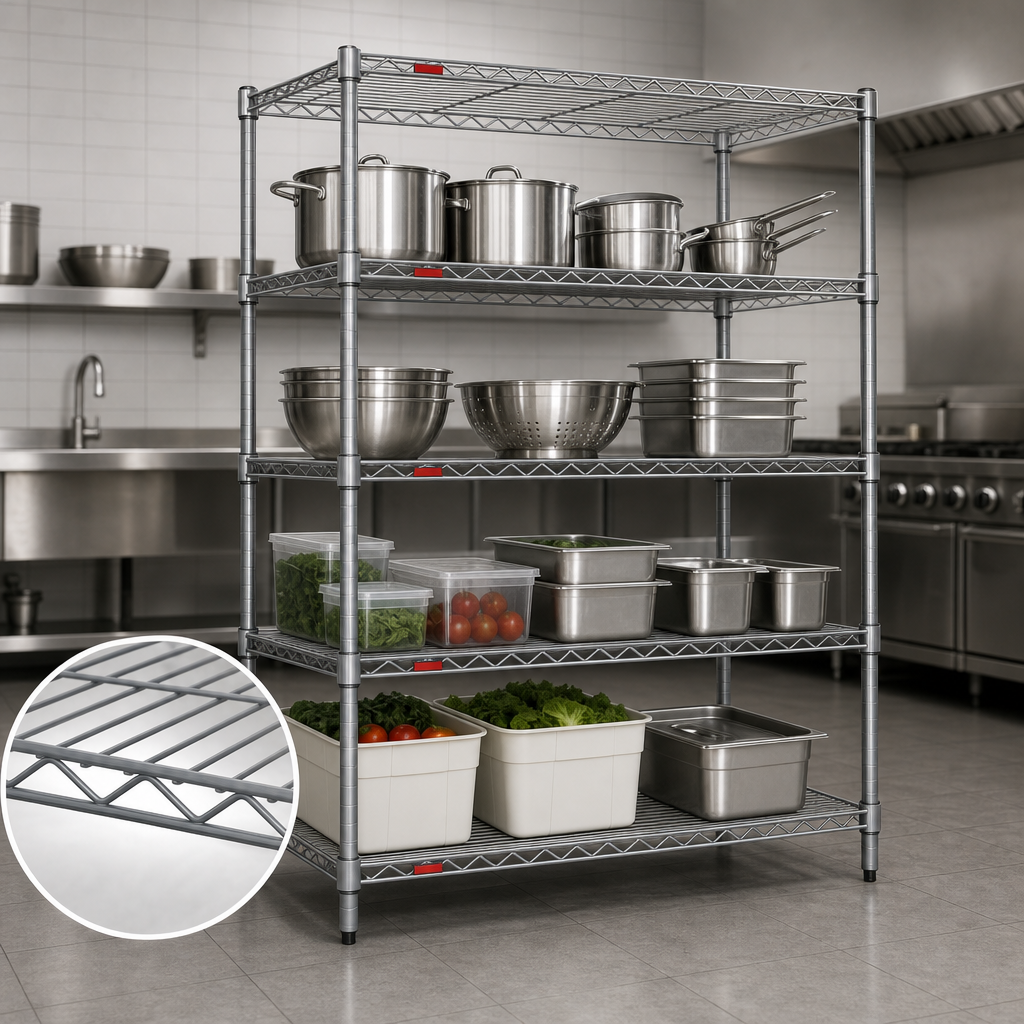 QuadTruss® Wire Shelves